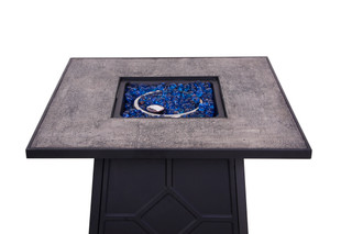 Thumbnail 12: HEAT MAXX Heat Maxx 32 in. Square Fire Pit With Stamped Steel Sides 