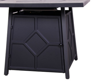 Thumbnail 16: HEAT MAXX Heat Maxx 32 in. Square Fire Pit With Stamped Steel Sides 