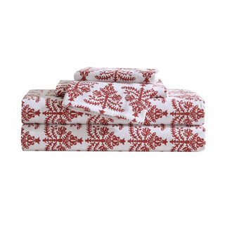 Thumbnail 10: Eddie Bauer Jolly Trees Flannel Sheet Set 