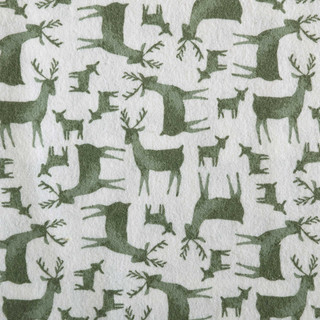 Thumbnail 30: Eddie Bauer Deer Camp Flannel Sheet Set 