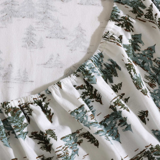 Thumbnail 20: Eddie Bauer Snowy Pines Flannel Sheet Set 
