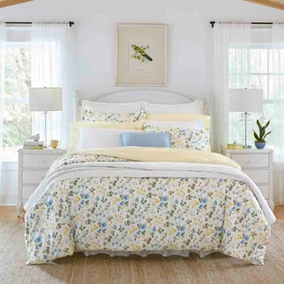 Thumbnail 4: Laura Ashley Laura Ashley Meadow Floral Duvet Cover Set 