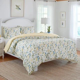 Thumbnail 8: Laura Ashley Laura Ashley Meadow Floral Duvet Cover Set 