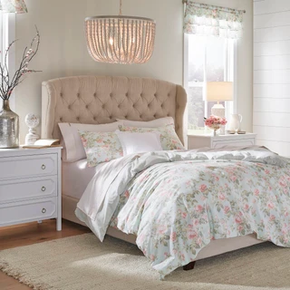 Thumbnail 8: Laura Ashley Laura Ashley Madelynn Floral Duvet Cover Set 