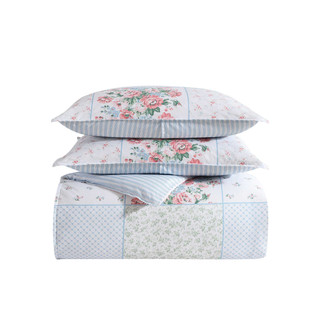 Thumbnail 28: Laura Ashley Laura Ashley Hope Patchwork Duvet Cover Set 