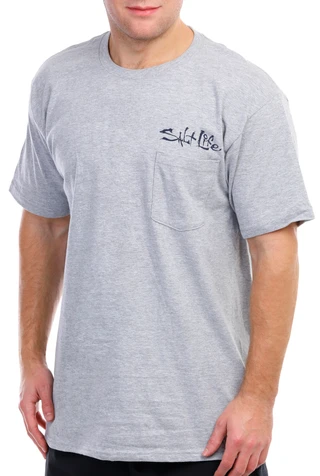 Thumbnail 2: Salt Life Salt Life Mens Chasing Lobster Tail T-Shirt 
