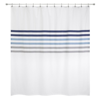 Thumbnail 2: IZOD Izod Augusta Stripe Shower Curtain 