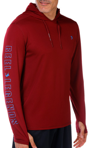 Thumbnail 1: REEL LEGENDS Reel Legends Mens Solid Freeline Hoodie 