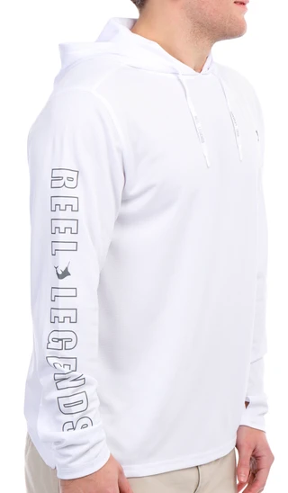 Thumbnail 2: REEL LEGENDS Reel Legends Mens Solid Freeline Hoodie 