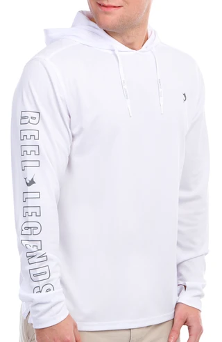 Thumbnail 4: REEL LEGENDS Reel Legends Mens Solid Freeline Hoodie 