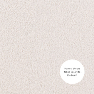 Thumbnail 8: Linon Linon Blanche Sherpa Storage Ottoman 