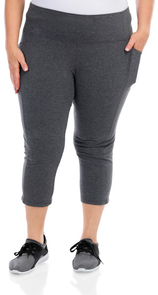 Thumbnail 1: RBX RBX Plus Solid Active Capris 