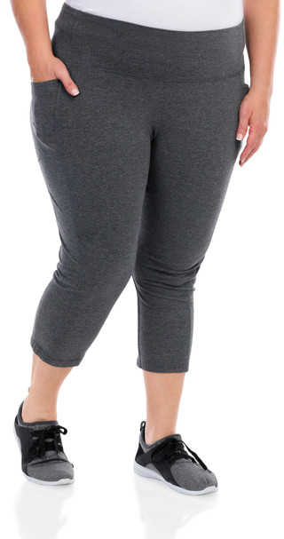 Thumbnail 3: RBX RBX Plus Solid Active Capris 