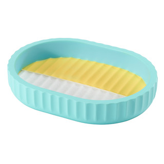 Thumbnail 1: IZOD Izod Clubhouse Aqua Stripe Soap Dish 