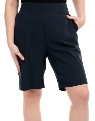 Thumbnail 1: Stella Parker Stella Parker Womens 9 In. Solid Bermuda Shorts 