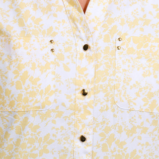 Thumbnail 4: Coral Bay Coral Bay Womens Printed Button Down 3/4 Sleeve Top 