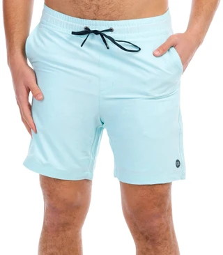 Thumbnail 1: Eddie Bauer Eddie Bauer Mens E-Board Solid Volley Shorts 