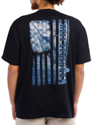 Thumbnail 1: REEL LEGENDS Reel Legends Mens US Marlin Work T-Shirt 