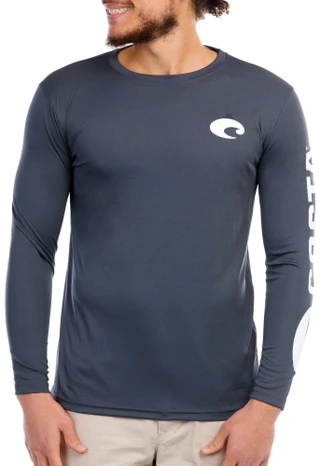 Thumbnail 13: COSTA Costa Mens Tech Crew Long Sleeve Shirt 