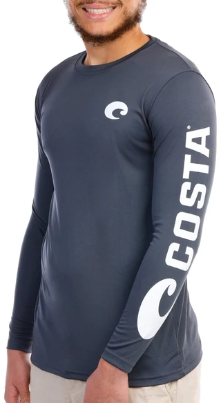 Thumbnail 6: COSTA Costa Mens Tech Crew Long Sleeve Shirt 