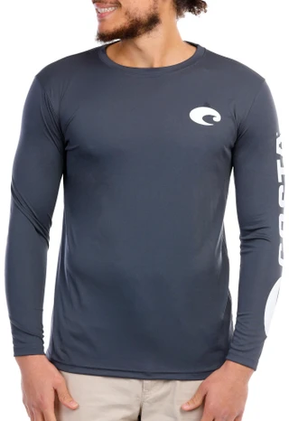 Thumbnail 14: COSTA Costa Mens Tech Crew Long Sleeve Shirt 