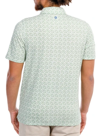 Thumbnail 4: Ben Sherman Ben Sherman Mens Geometric Tech Terry Polo Shirt 
