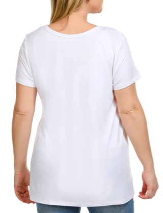 Thumbnail 4: Scarlett Scarlett Womens Lucky Short Sleeve Top 