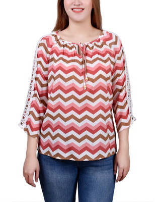 Thumbnail 1: PINK WHITE CHEVRON