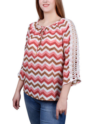 Thumbnail 3: PINK WHITE CHEVRON