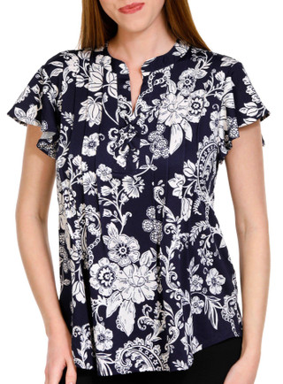 Thumbnail 1: NAVY/IVORY