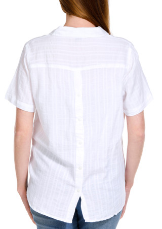 Thumbnail 4: Dash Dash Womens Short Sleeve Back Button Top 