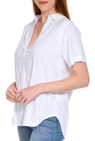 Thumbnail 6: Dash Dash Womens Short Sleeve Back Button Top 