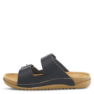 Thumbnail 2: Flexus Flexus Womens Abbas Buckle Slide Sandals 