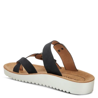 Thumbnail 7: Flexus Flexus Womens Bayside Slide Toe Loop Sandals 