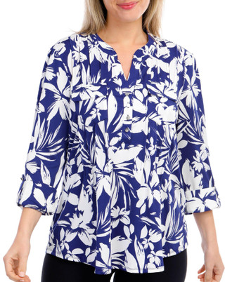 Thumbnail 4: NAVY/WHITE