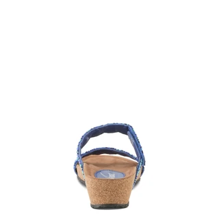 Thumbnail 4: AZURA Azura Womens Bahama Wedge Slide Sandals 