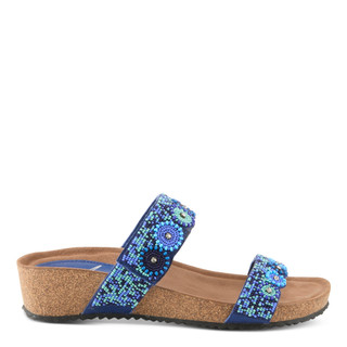 Thumbnail 5: AZURA Azura Womens Bahama Wedge Slide Sandals 