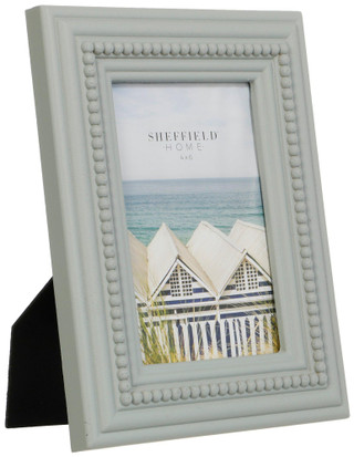 Thumbnail 1: Sheffield Home Sheffield Home 4x6 Sage Bead Picture Frame 