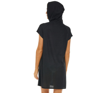 Thumbnail 4: Jordan Taylor Jordan Taylor Plus Waffle Cap Sleeve Hoodie Cover Up 