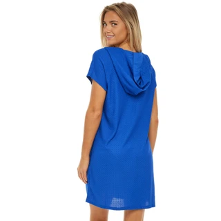 Thumbnail 2: Jordan Taylor Jordan Taylor Womens Waffle Cap Sleeve Hoodie Cover Up 