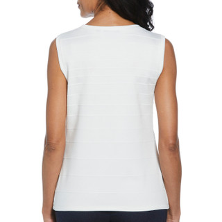 Thumbnail 4: Rafaella Rafaella Womens Sleeveless Ottoman Knit Shell 