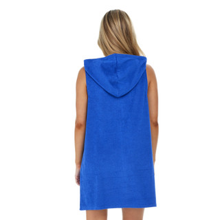 Thumbnail 2: Jordan Taylor Jordan Taylor Womens Terry Sleeveless Hoodie Cover Up 