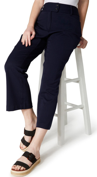Thumbnail 6: Rafaella Rafaella Petite The Curvy Boot Short High Rise Pants 