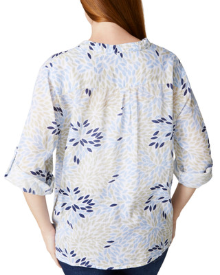Thumbnail 4: Dash Dash Womens 3/4 Sleeve Slub Gauze Henley Top 