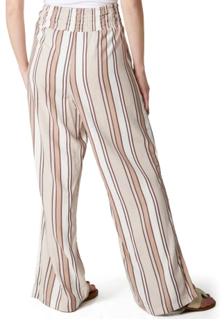 Thumbnail 2: Blue Sol Blue Sol Womens 31 in Smocked Waist Side Slit Pants 