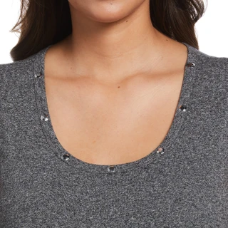 Thumbnail 6: Rafaella Rafaella Womens Solid Studded Tank Top 