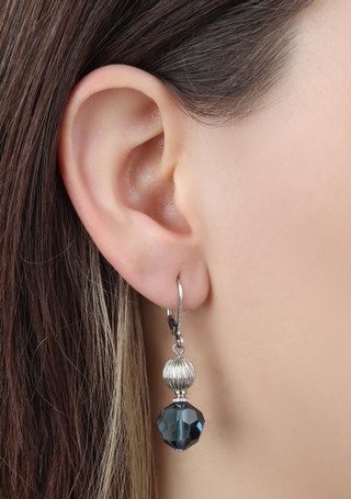Thumbnail 2: 1928 Jewelry 1928 Jewelry Vintage Color Glass Faceted Bead Drop Earrings 