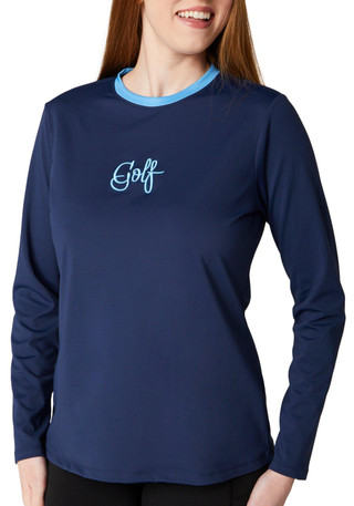 Thumbnail 1: COURT HALEY Court Haley Womens Long Sleeve Golf Crew Sweater 