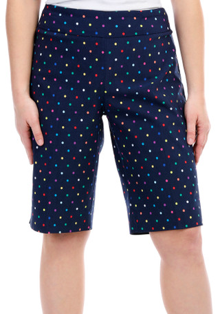 Thumbnail 1: Zac & Rachel Zach & Rachel Womens Polka Dot Pull-On Shorts 