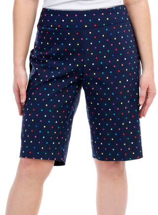 Thumbnail 2: Zac & Rachel Zach & Rachel Womens Polka Dot Pull-On Shorts 